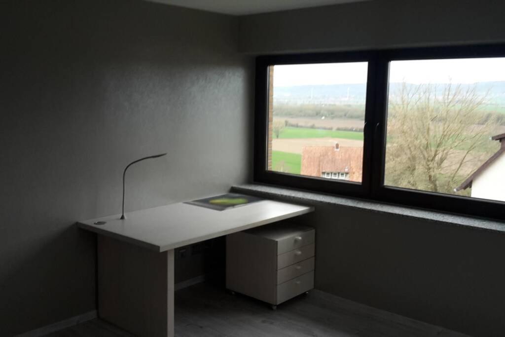 Ferienwohnung Weserblick Hessisch Oldendorf Dış mekan fotoğraf